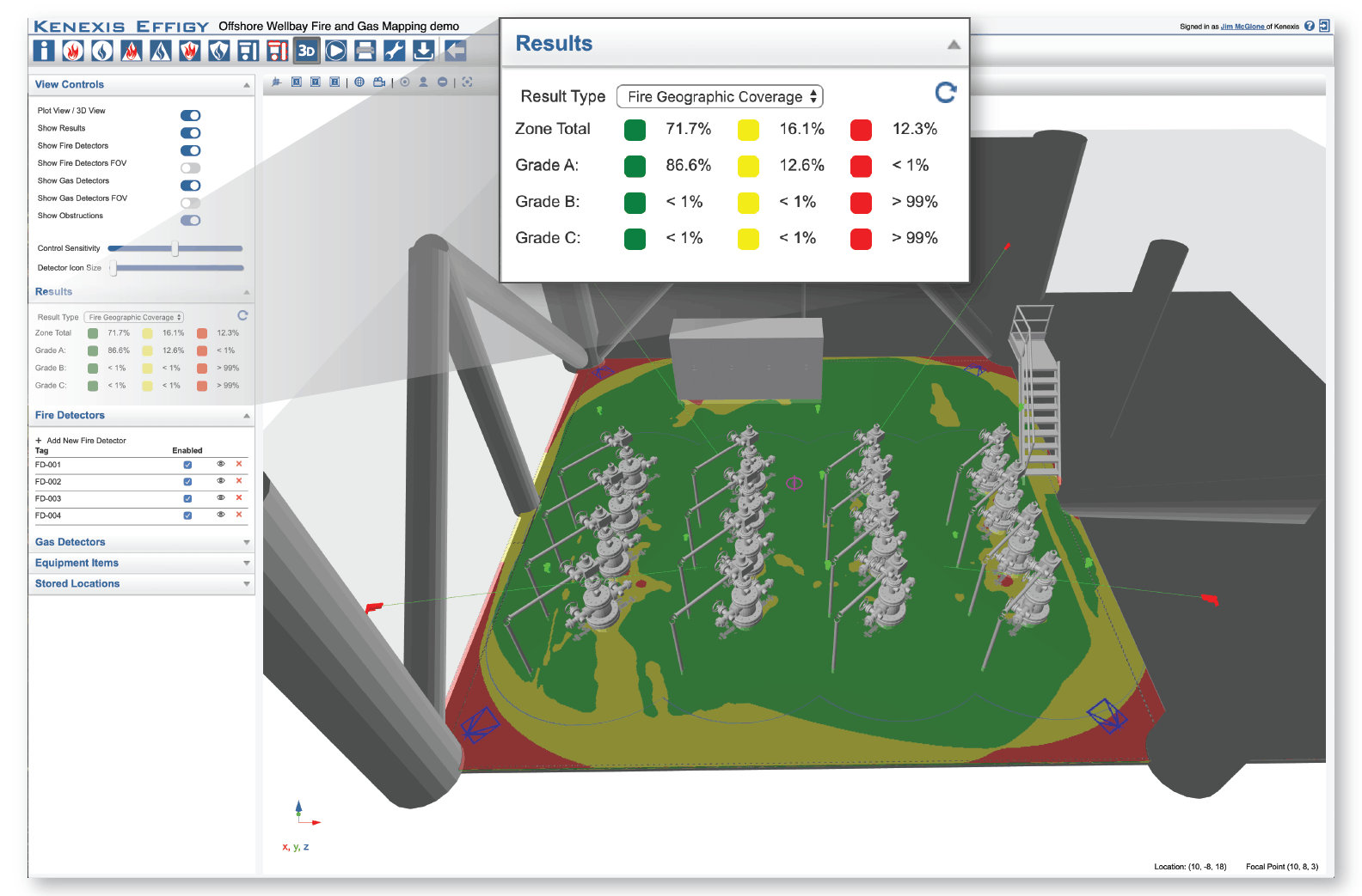 Effigy™ fire & gas mapping software