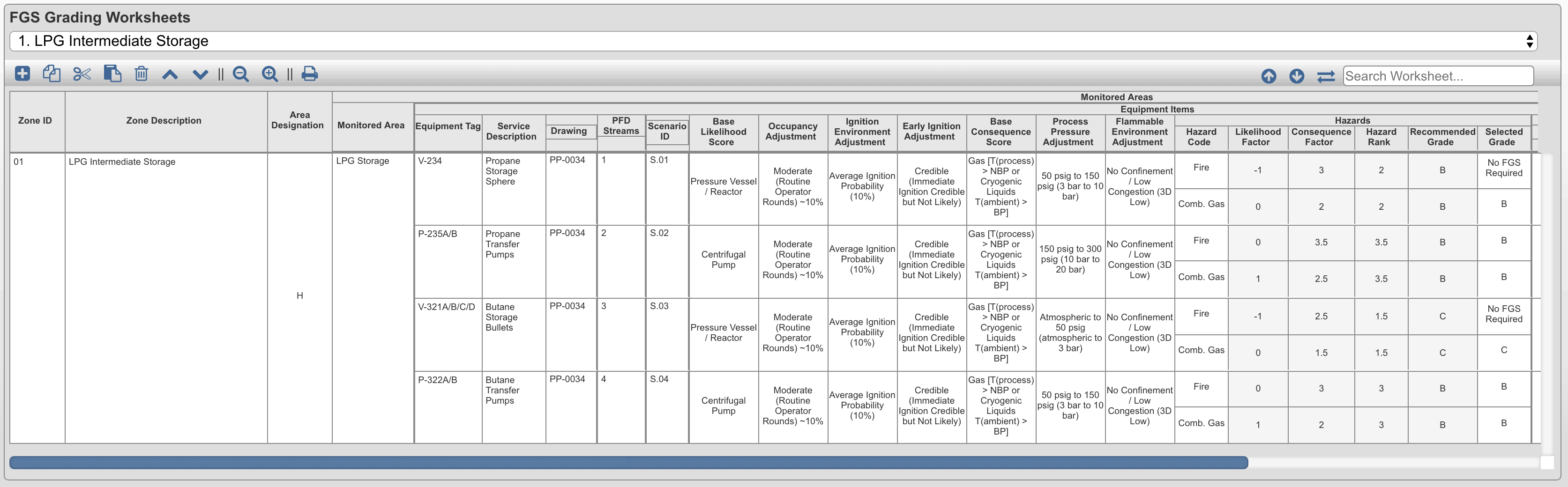 FGS Grading Worksheet