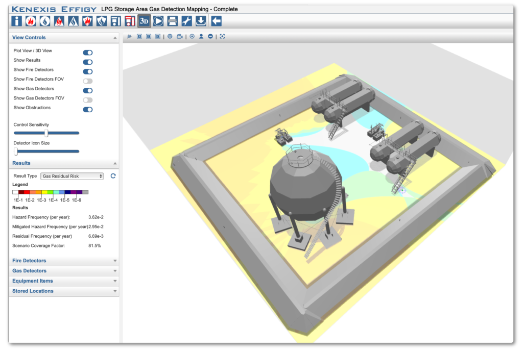 Effigy™ fire & gas mapping software