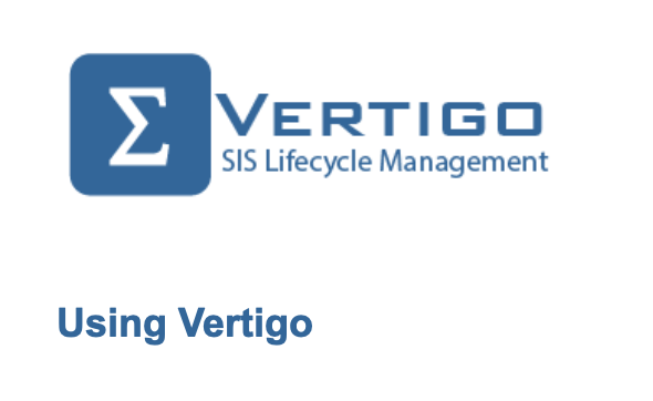 Using Vertigo course