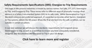 Sept 2023 Safety Requirements Specifications (SRS)-Energize_to_Trip Requirements