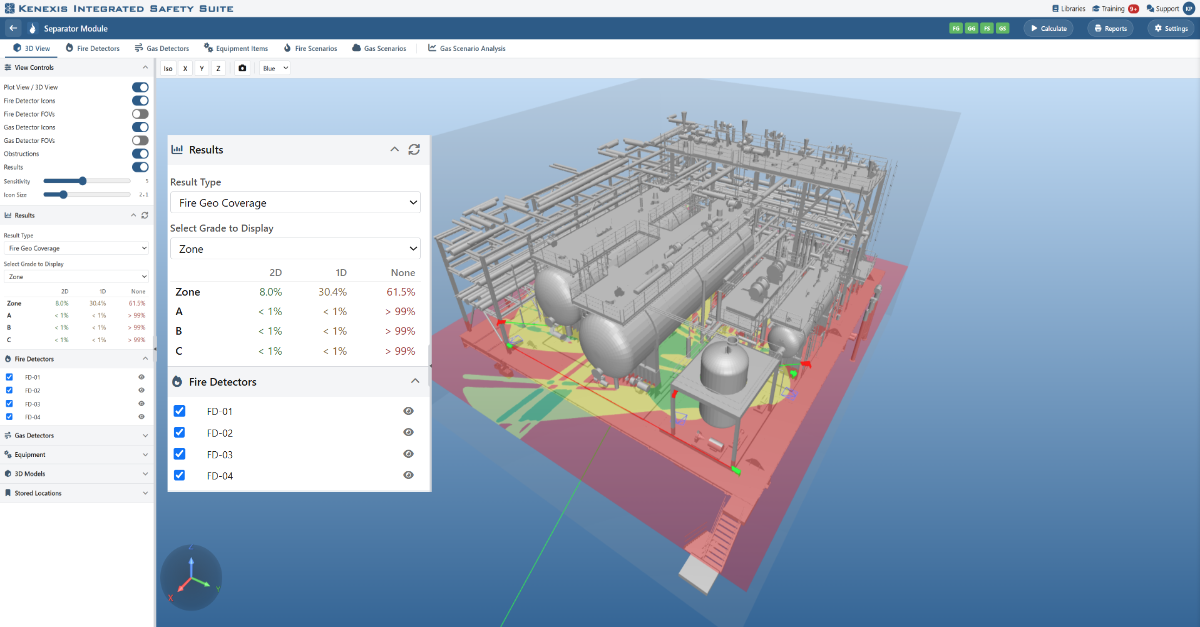 Effigy™ fire & gas mapping software