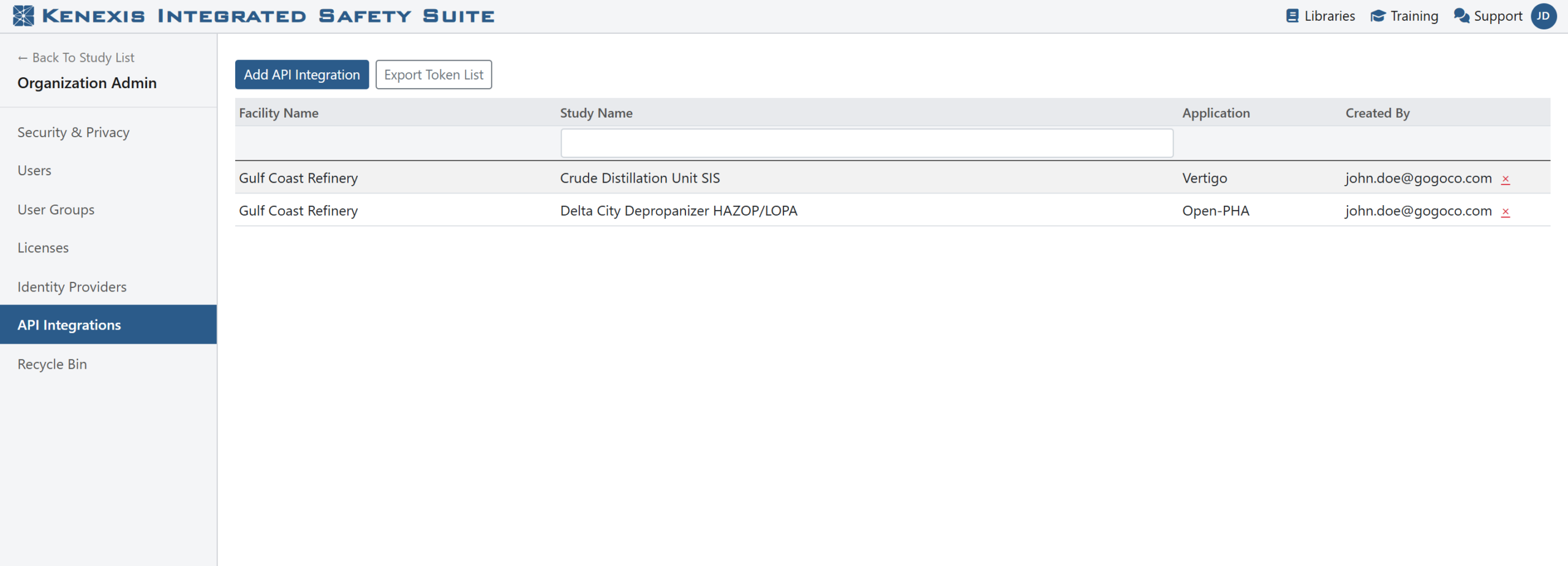 Kenexis® API